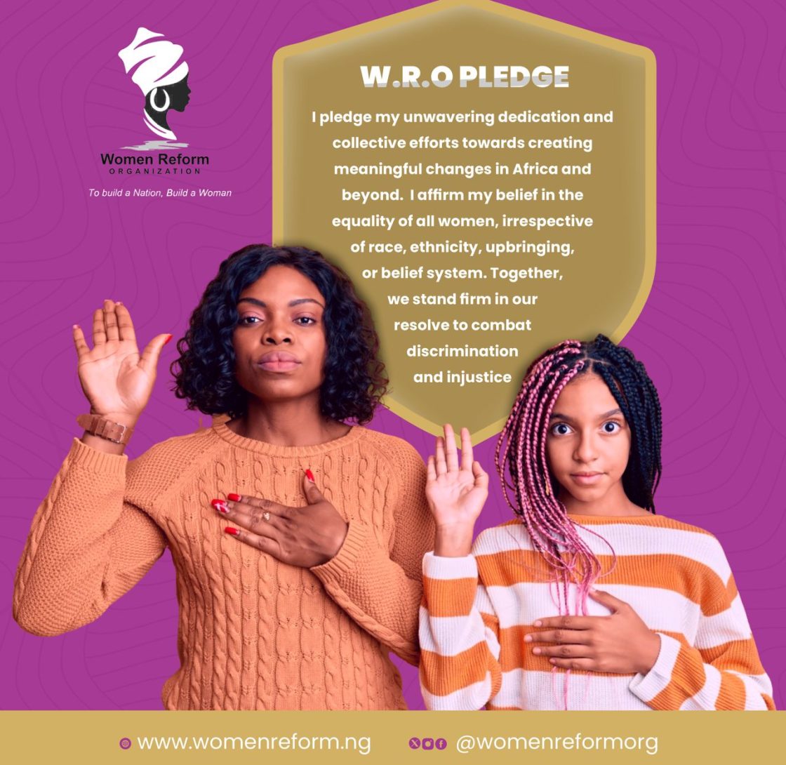 Women Reform Organization pledge